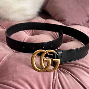 SOLD Like new Authentic Gucci marmont GG belt size 70
